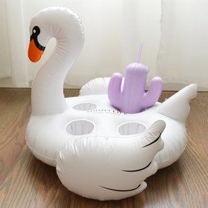 SET OF Cactus Cup & Inflatable Drink Holder NWT